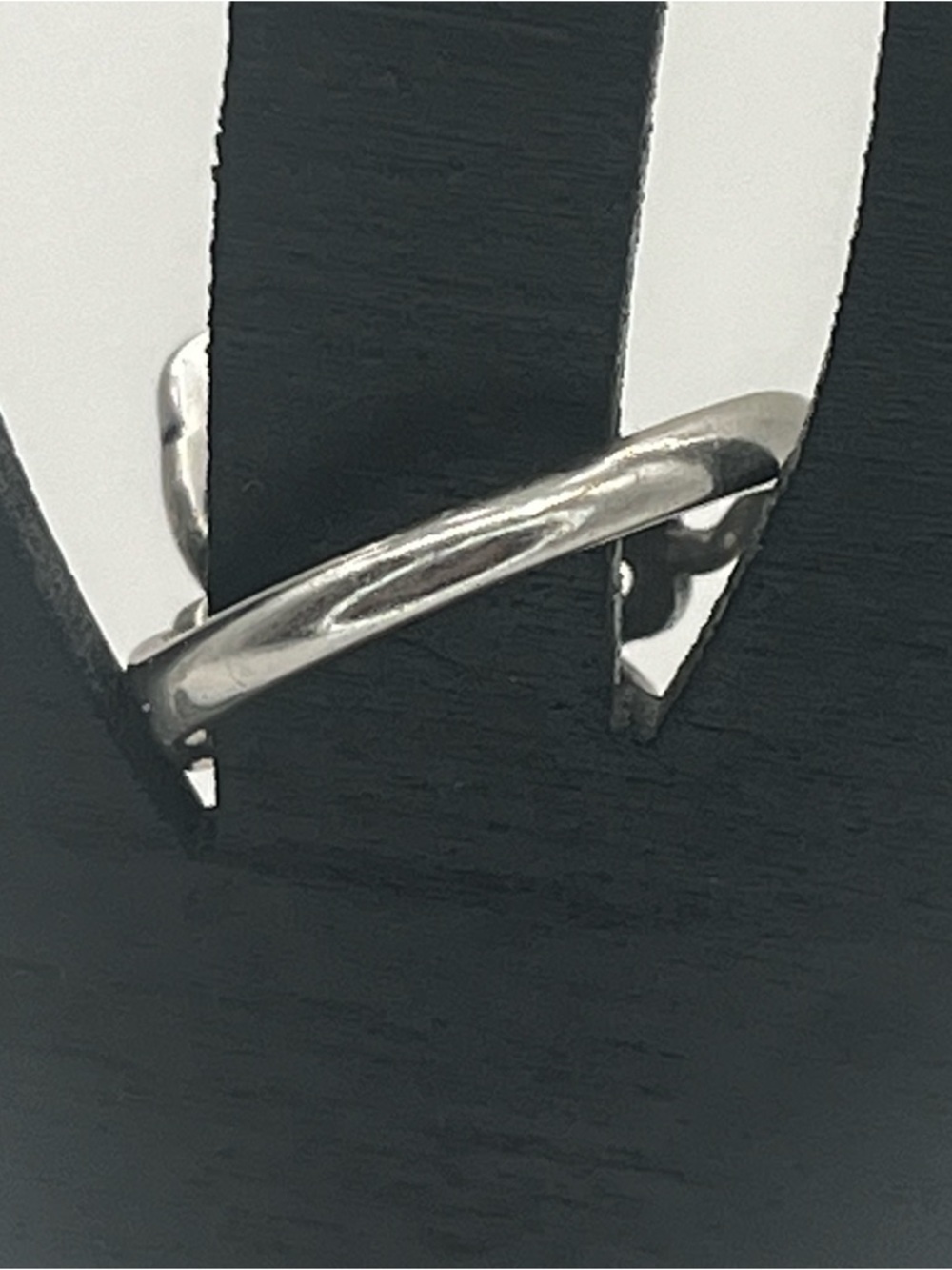 James Avery Retired Sterling Silver Tall Swirl Double Heart Ring Size 7 Bag - Picture 5 of 6